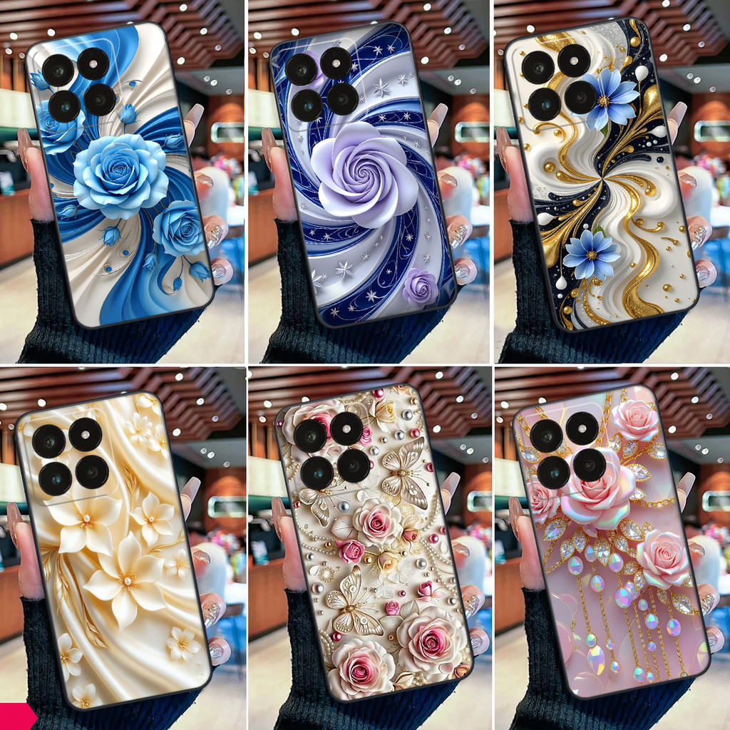 Ốp lưng Xiaomi 14 / Xiaomi 14T / Xiaomi 14T PRO / Xiaomi 14 Pro in mẫu bông hoa sang chảnh,đẹp,chất
