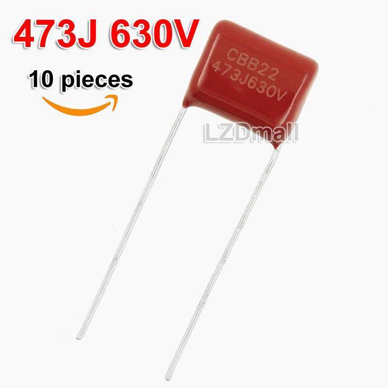10 Chiếc CBB22 630V473J 0,047uF 473J630V Sân 10 Mm 473 630V 473J 47nF CBB Phim Polypropylene Tụ Điện