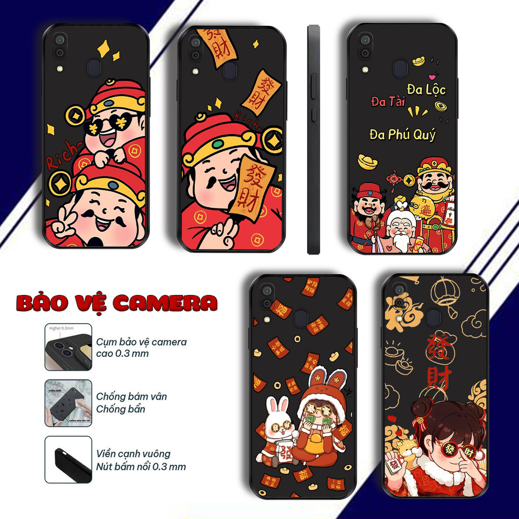 Ốp lưng Samsung A20 , A30 , A20S , A21s dẻo Tết thần tài may mắn
