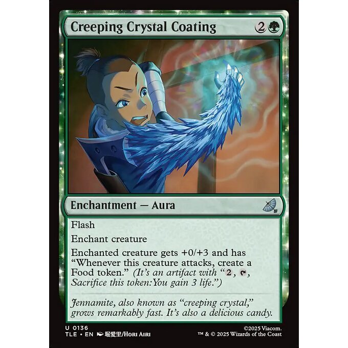 Magic: The Gathering - Avatar: The Last Airbender Eternal - Creeping Crystal Coating (136) Foil
