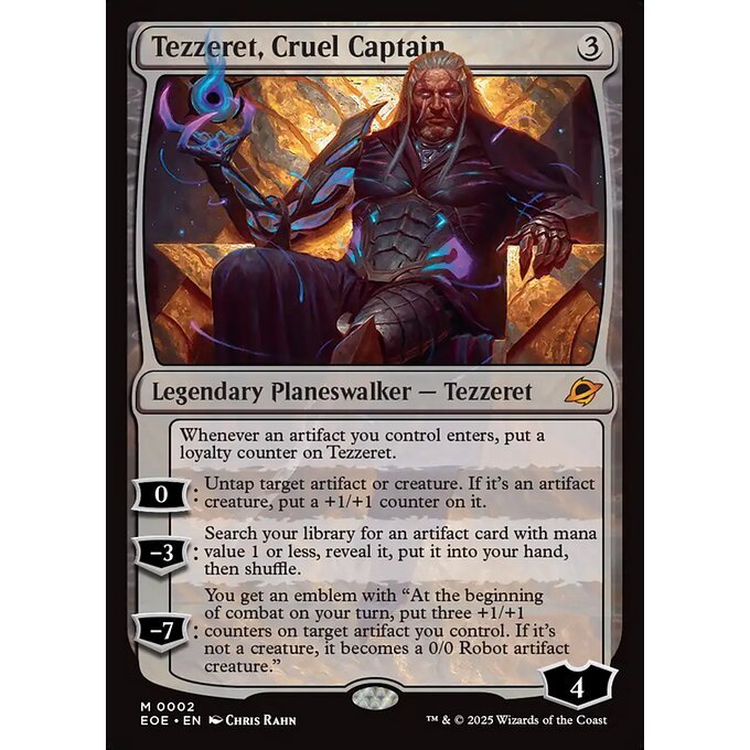 Magic: The Gathering - Edge of Eternities - Tezzeret, Cruel Captain (2)
