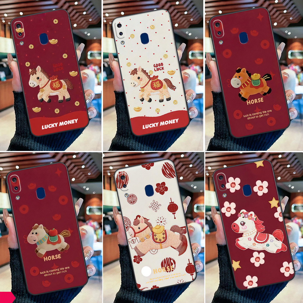 Ốp lưng Samsung A20 / A30 / M20 Ngựa Tết Lucky Horse may mắn,tài lộc