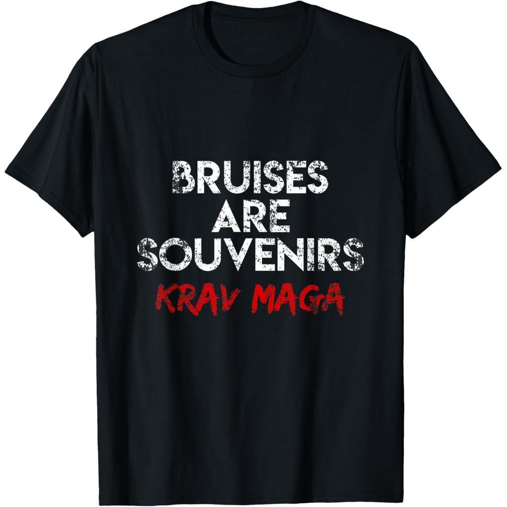 2026 mới về Áo thun cotton cao cấp 100% Bruises là quà lưu niệm Áo thun Krav Maga xs-3xl