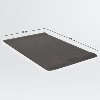 Tấm lót bảo vệ sàn cho thiết bị thể thao cỡ M 70x110 cm DECATHLON Xám mã 8861293