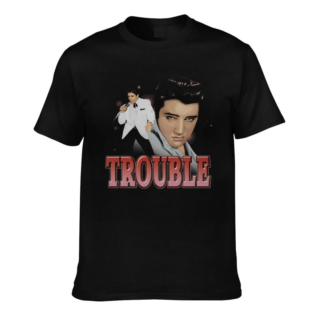 Áo thun nam mát mẻ Elvis Presley Trouble Youth