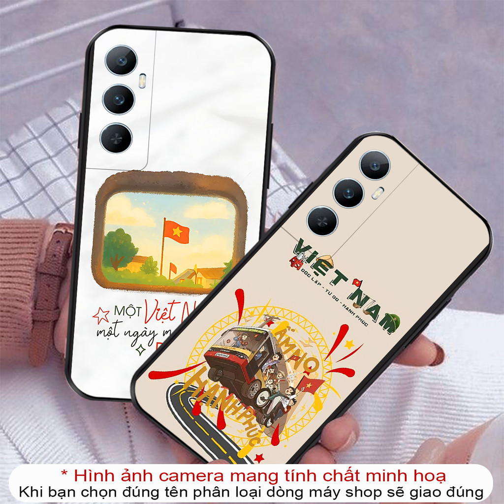 Ốp lưng Realme C65 C65S Việt Nam yêu nước cờ đỏ
