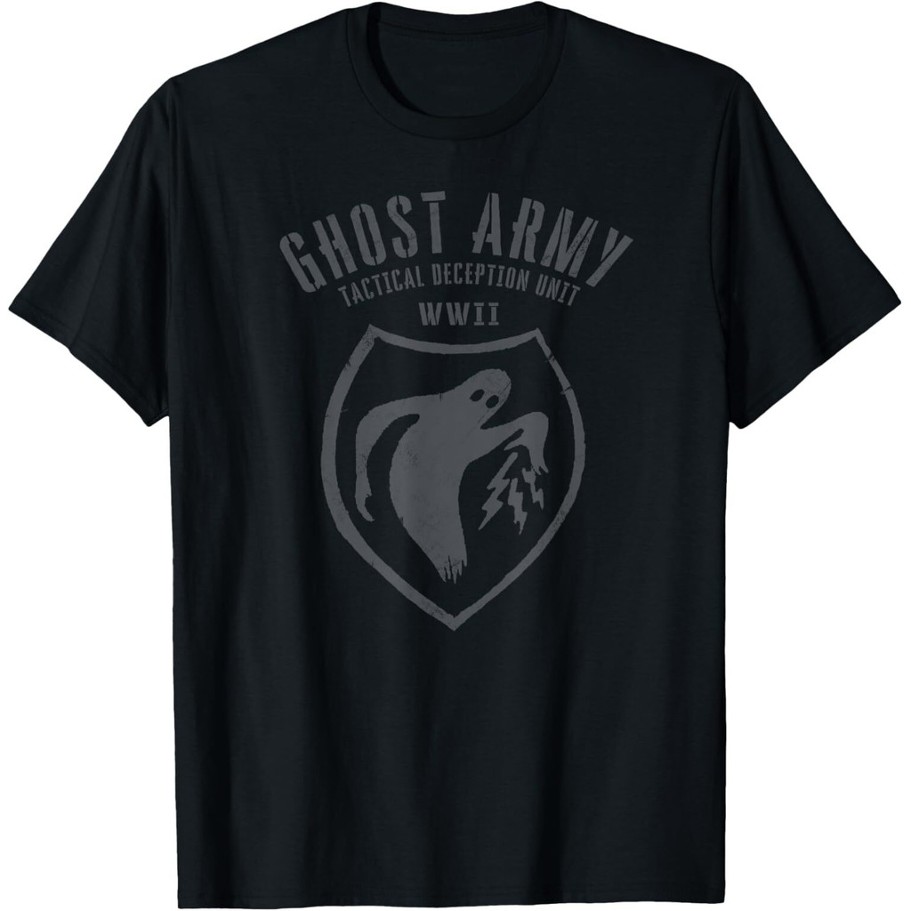 Thời trang mới Ghost Army Chiến thuật Deception Unit Wwii Patch Áo thun