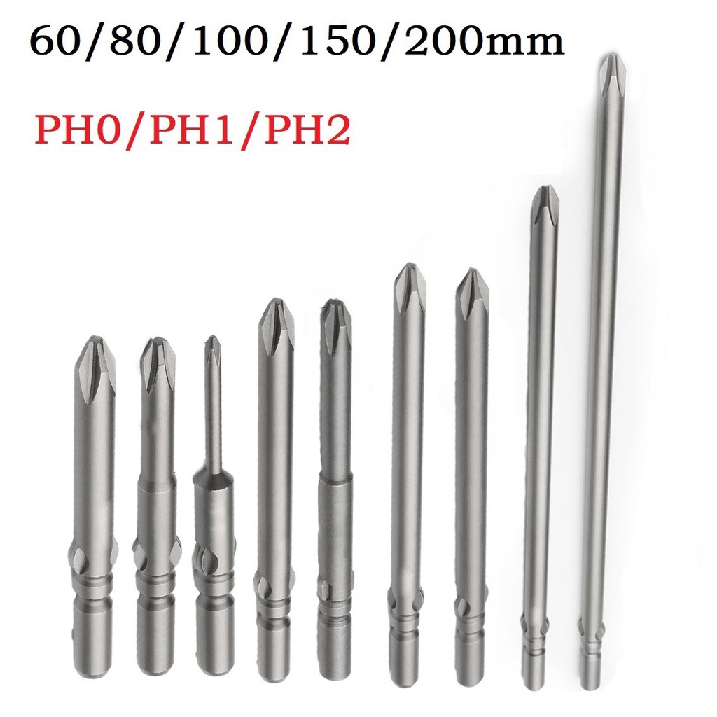 BOSM _ COD 60-200mm PH0 PH1 PH2 802 Mũi tuốc nơ vít điện ImpactDriver