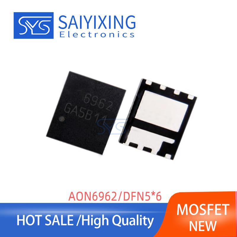 10 Chiếc Chính Hãng AON6962 AO6962 6962 QFN5 * 6 N Kênh Quản Lý Hiệu Ứng Trường