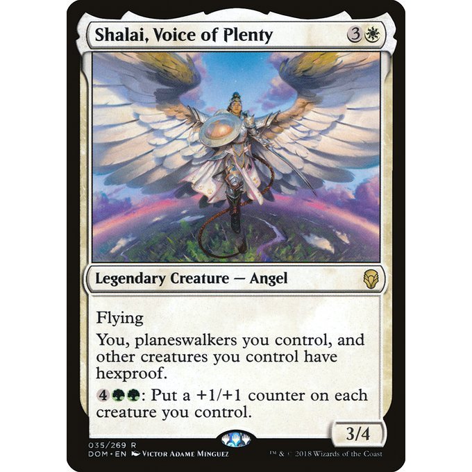 Magic: The Gathering - Dominaria - Shalai, Voice of Plenty (35)