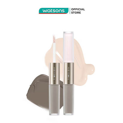 Kem Tạo Khối & Bắt Sáng 2 Đầu Judydoll Liquid Highlighter & Contour Duo 4.8g