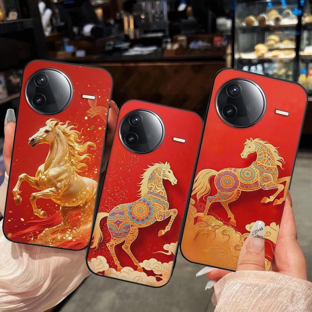 Ốp lưng Xiaomi Redmi K80 / K80 Pro in hình Ngựa may mắn - ốp TPU chống sốc