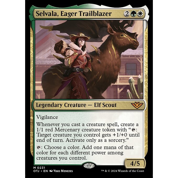 Magic: The Gathering - Outlaws of Thunder Junction - Selvala, Eager Trailblazer (231)