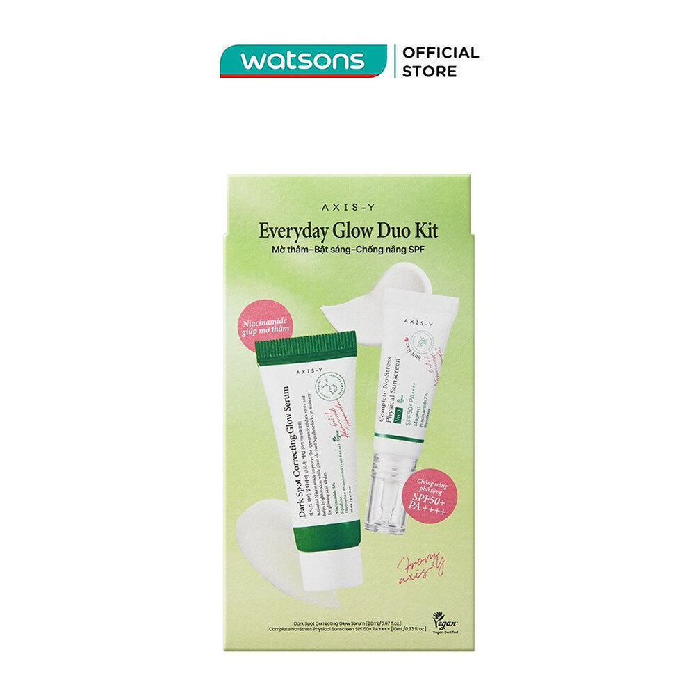 Combo AXIS-Y (Tinh Chất AXIS-Y Dark Spot 20ml + Kem Chống Nắng AXIS-Y 10ml)