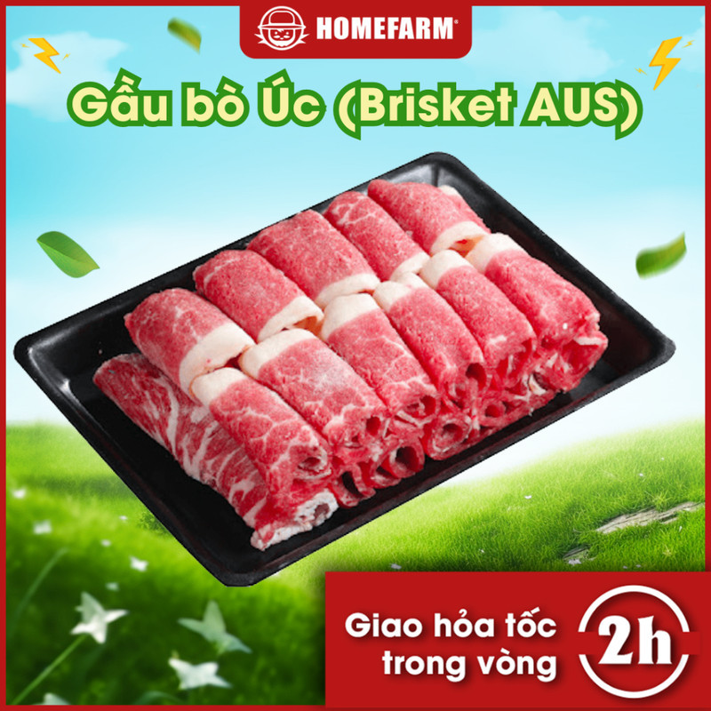 Gầu bò Úc Brisket AUS - Homefarm - 2kg
