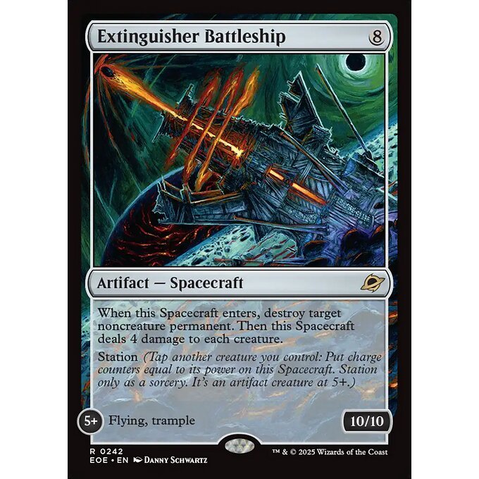 Magic: The Gathering - Edge of Eternities - Extinguisher Battleship (242)