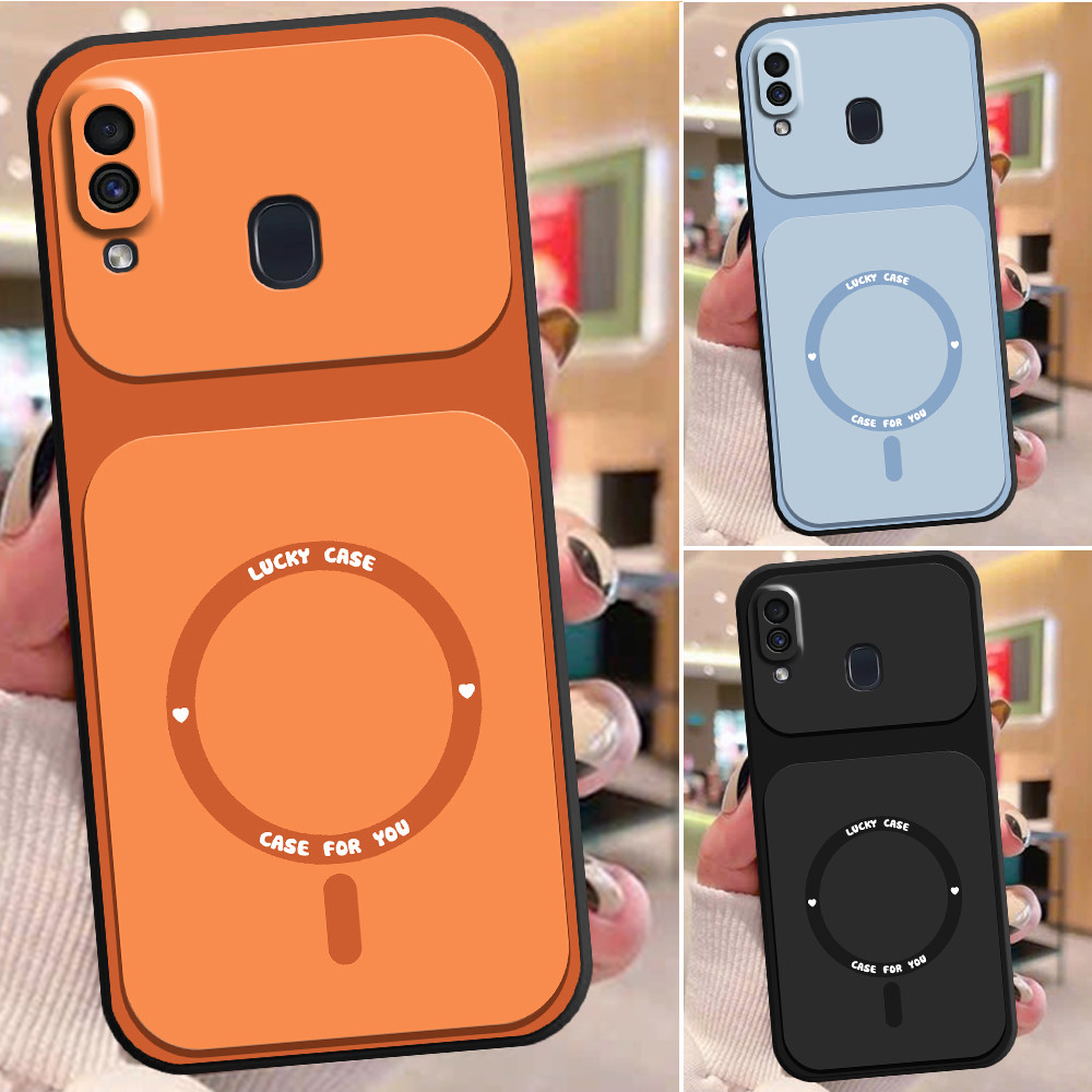 Ốp lưng Samsung A20 / A30 / M20 in hình vòng tròn may mắn