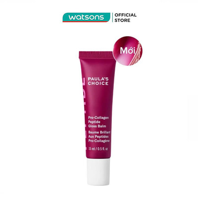Son Dưỡng Paula’s Choice Pro-Collagen Peptide Gloss Balm 15ml (Phiên Bản Có Màu)