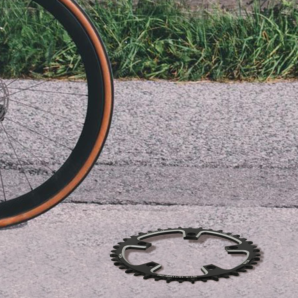 [HOT] Xe đạp đường trường Bánh xích đơn 110BCD 5 bu lông 36T 38T 40T Dây xích rộng hẹp