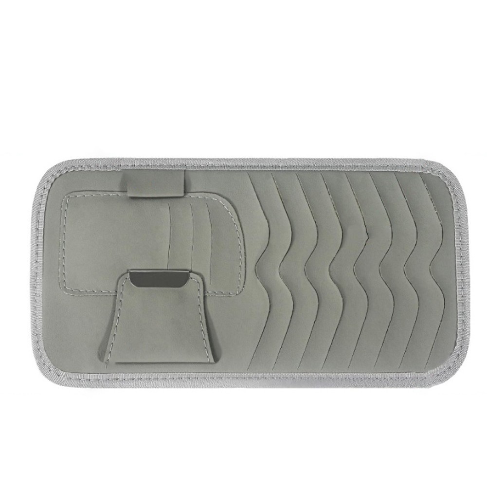 Hộp đựng CD ô tô, kẹp bảo quản tấm che ô tô bằng da và túi đựng CD