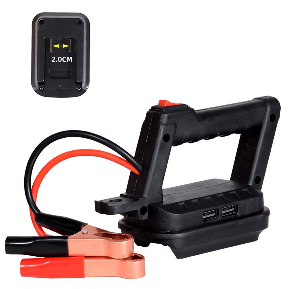 (Hrdeal) Dành cho cáp sạc Jump Charger Starter Jump starter Pin không bao gồm