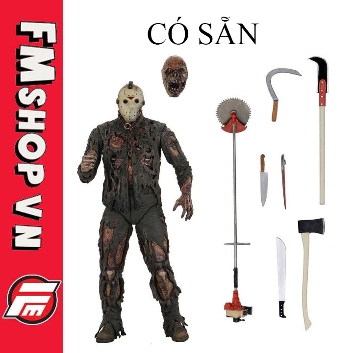 (2nd) Mô Hình Nhân Vật Neca Friday The 13Th Part 4 The New Blood Ultimate Jason