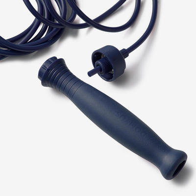 Dây nhảy tay cầm cao su 3m DECATHLON 500 xanh dương đậm mã 8828273
