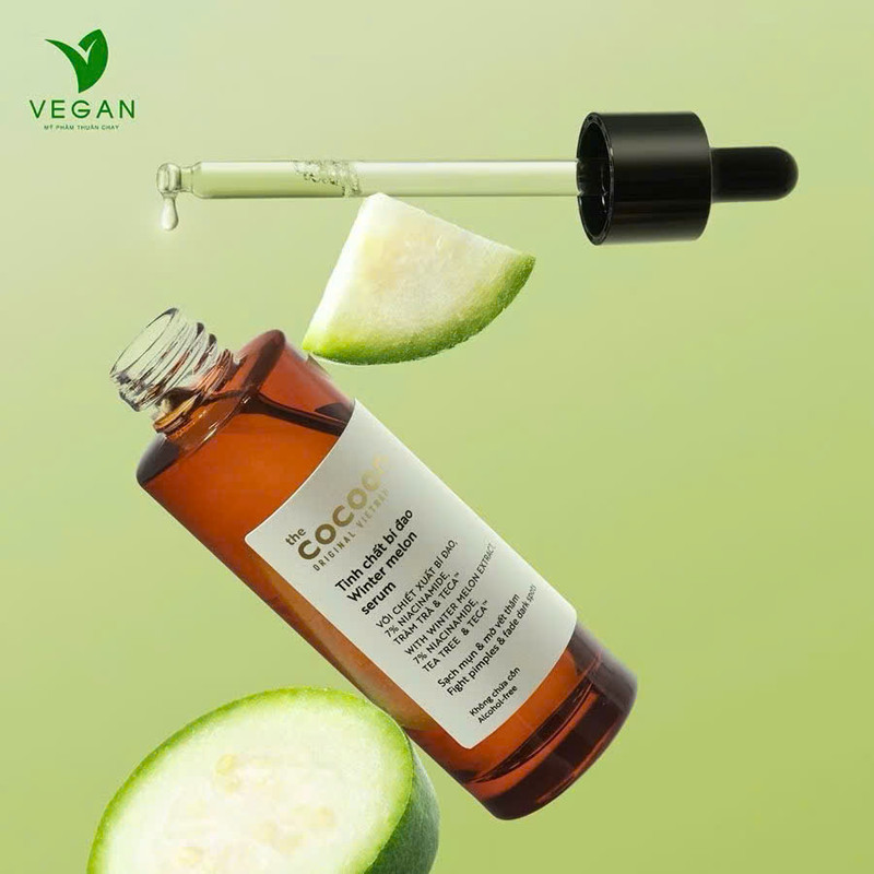 Tinh chất Serum bí đao Cocoon 70ml cho da mụn bản mới 7% Niacinamide N7