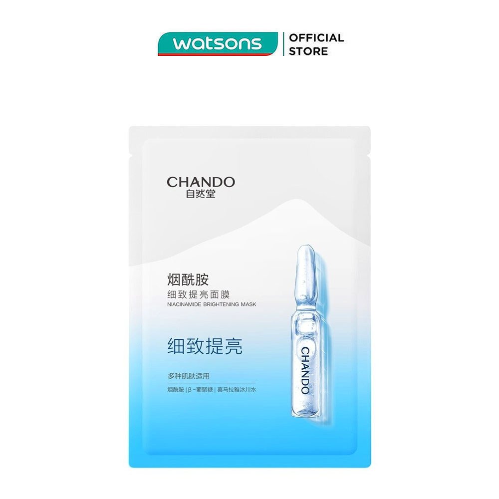 Mặt Nạ Chando Himalaya Niacinamide Brightening Mask Dưỡng Trắng Da 26ml