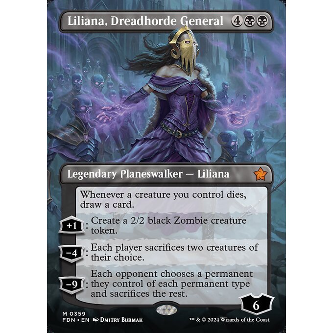 Magic: The Gathering - Foundations - Liliana, Dreadhorde General (359)