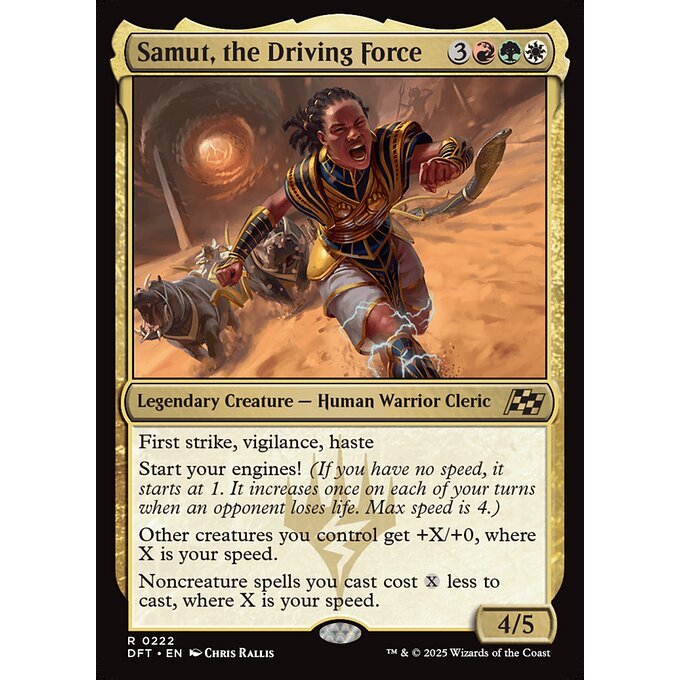 Magic: The Gathering - Aetherdrift - Samut, the Driving Force (222)