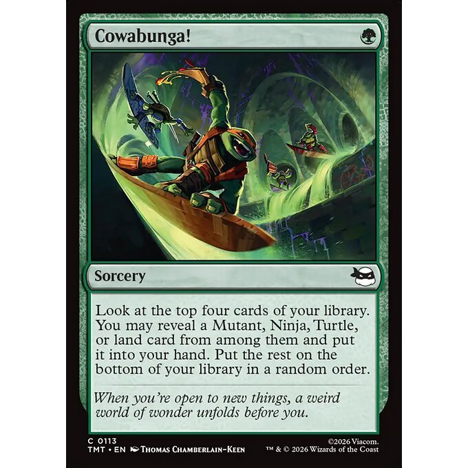 Magic: The Gathering - Teenage Mutant Ninja Turtles - Cowabunga (113)