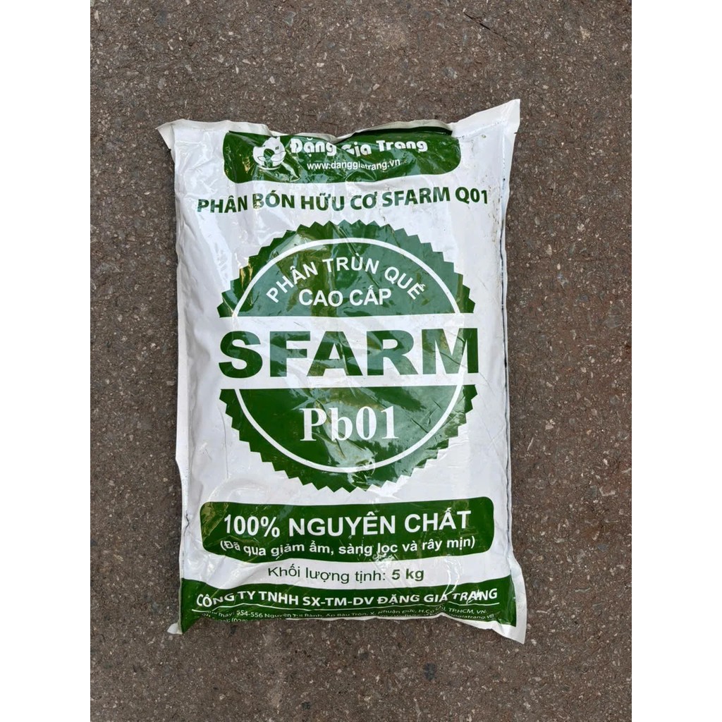 Phân bón Trùn Quế Đặng Gia Trang Sfarm Pb01