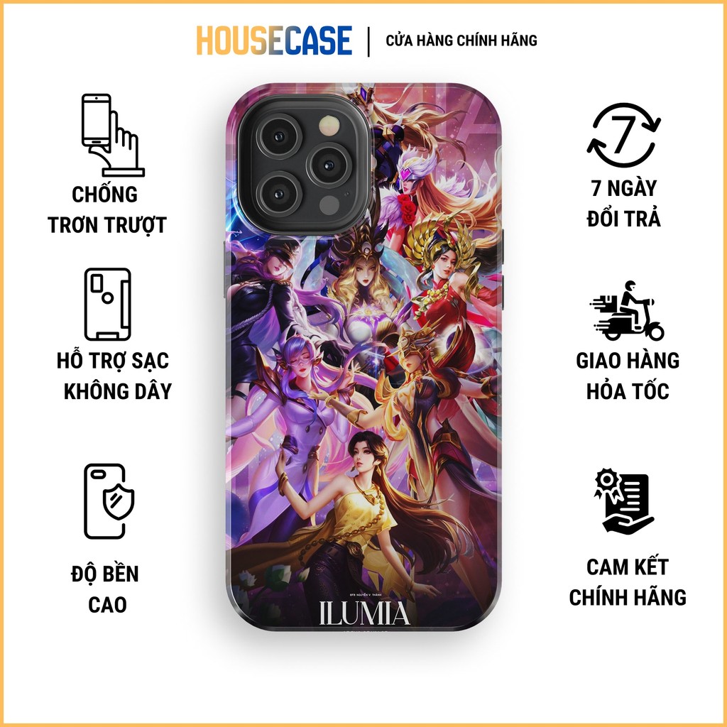 Ốp Lưng iPhone Nữ Thần Ilumia Liên Quân Và Các Skin Đẹp Đẳng Cấp cho iPhone 14 15 Pro Max