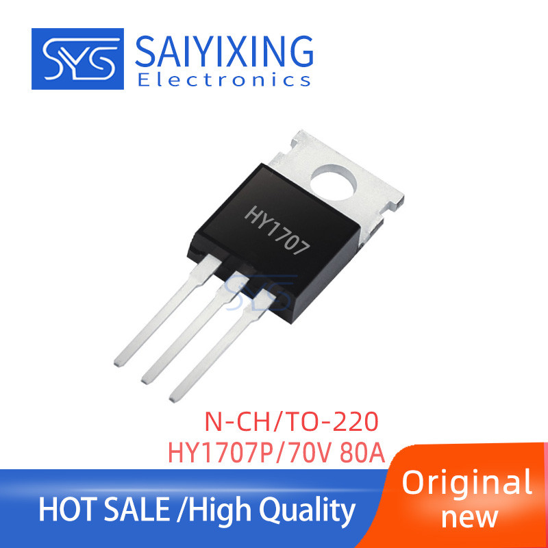 10 Chiếc Chính Hãng Mới HY1707P HY1707 TO-220 N-CH MOSFET 80A 70V Transistor