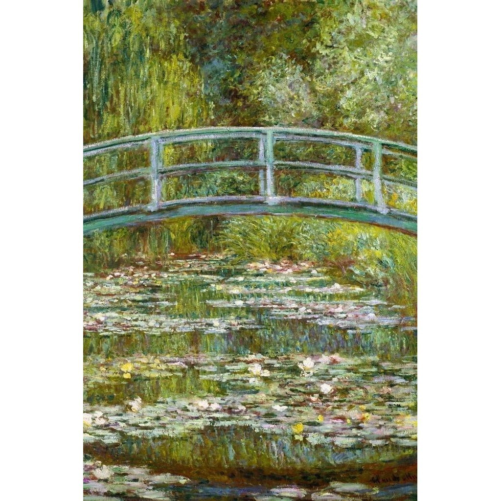 Claude Monet The Water Lily Pond Nhật Bản Cầu Nghệ Thuật Ấn Tượng Áp Phích Claude Monet In
