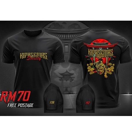 Áo thun sợi nhỏ KELUARAN KIPAS EMAS 108