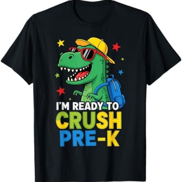 Áo thun I 'M To Crush Pre K Dinosaur 1St Day Of Prek School