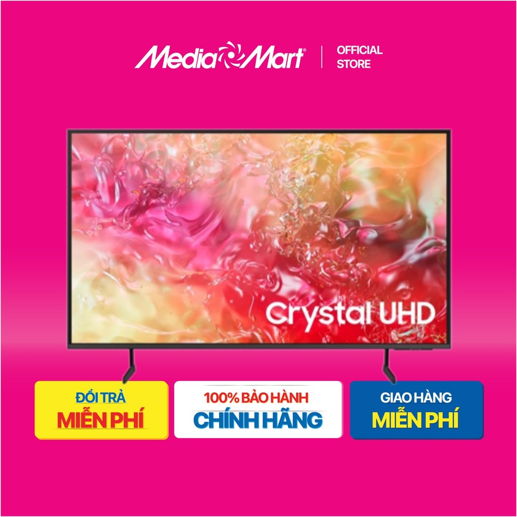 [ Mediamart Mall ] Smart Tivi Samsung 4K 43 inch 43DU7000 Crystal UHD