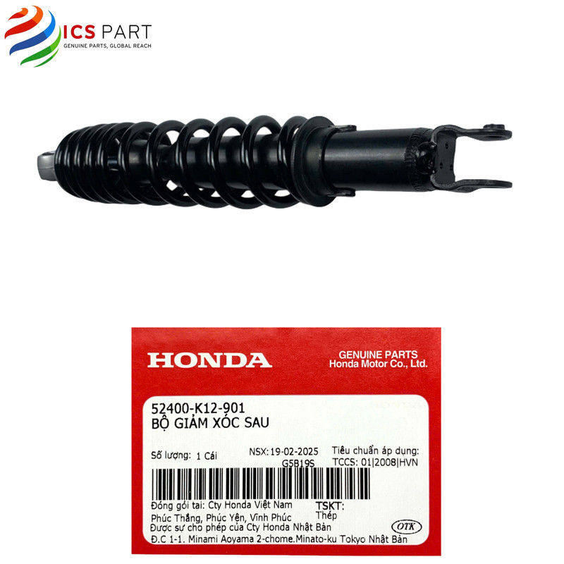 52400K12901 | Giảm Xóc, Phược, Thụt  Sau Dùng Chung Cho Các Đời Xe Lead ( Mã Rẻ ) 2009 - 2025  Honda