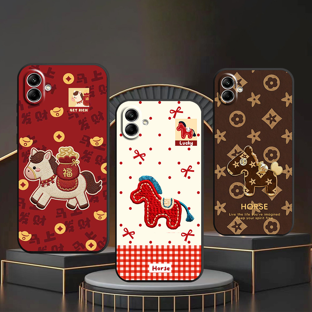 Ốp lưng Samsung A07 / A07 5G in hình ngựa tết 2026 happy horse