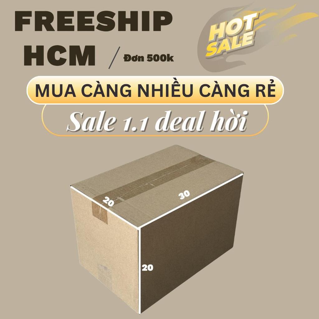 Hộp Carton Thường 30x20x20 Combo 100 Cái