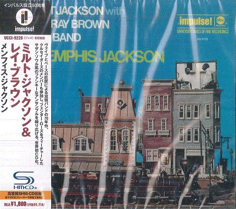 CD MILT JACKSON RAY BROWN  Memphis Jackson Limited EditionS UCCI9226 IMPULSE 2011 Japan Obi Jazz