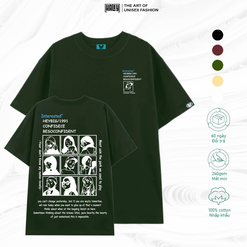 Áo Thun Nữ Nam Cotton Lạnh Unisex Local Brand Neogen TN87, Áo Phông Form Rộng Tay Lỡ Thoáng Mát, Pho