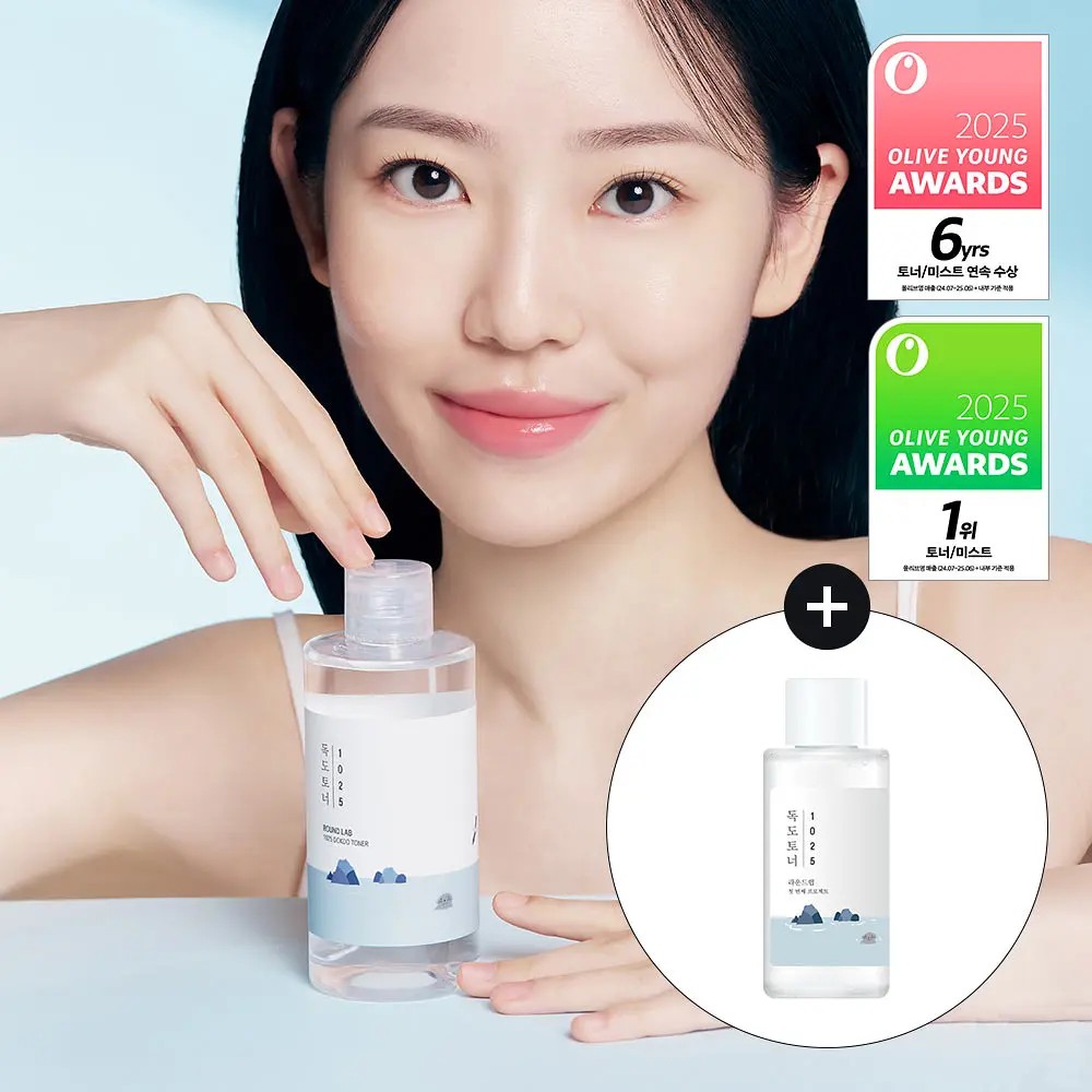 [ROUND LAB] Bộ 1025 Dokdo Toner 200ml (+ Toner 50ml)