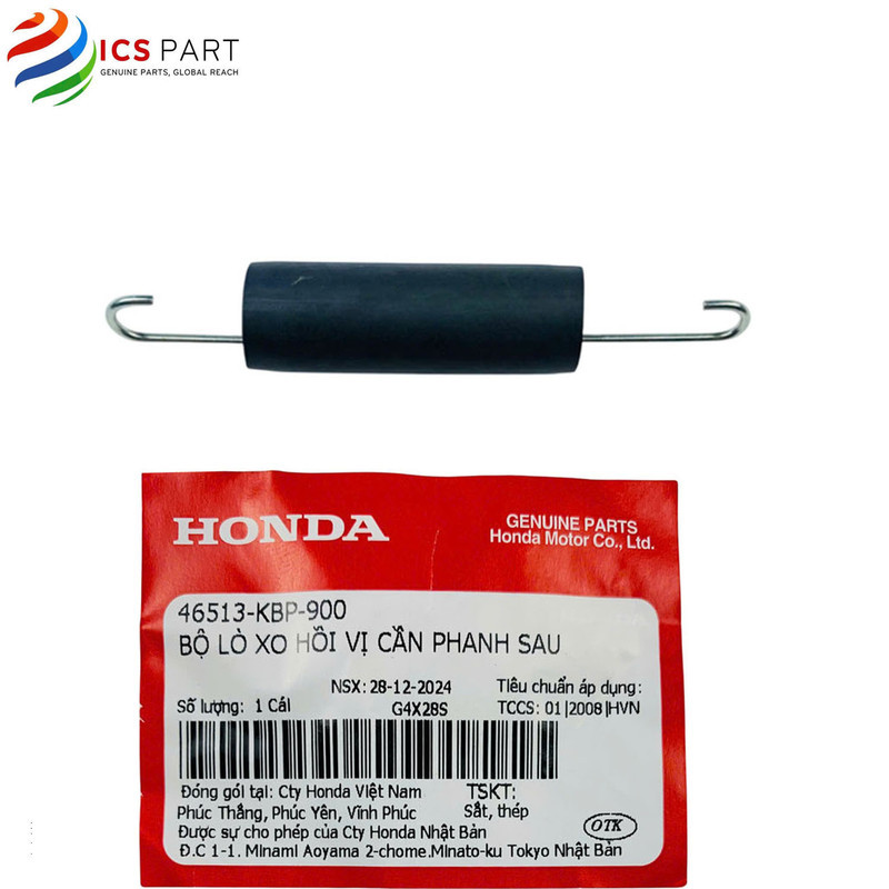 46513KBP900 |  Bộ Lò Xo Hồi Vị Cần Phanh Sau    Honda