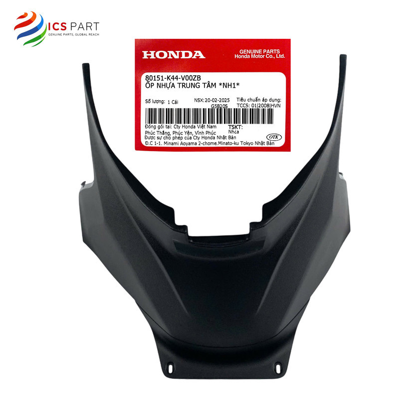 80151K44V00ZB |  Ốp Dưới Yên, Ốp Bụng, Ốp Trung Tâm      Vision 110  2014 - 2020 *NH1* Màu Đen Honda