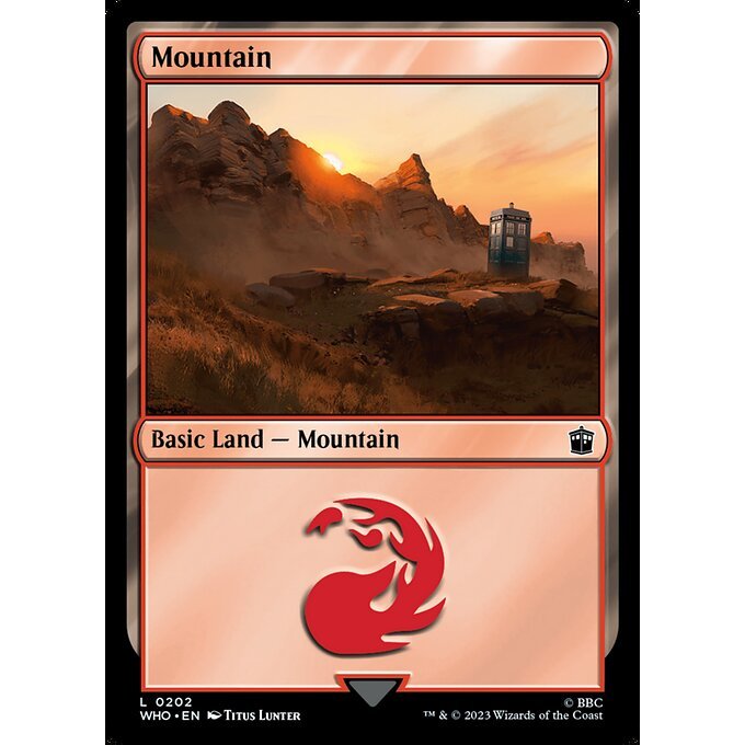 Magic: The Gathering - Doctor Who - Mountain (202)