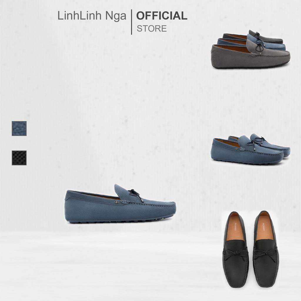 Giày PEDRO Leather Bow Driving Shoes - PM1-65110330 chính hãng đủ bill