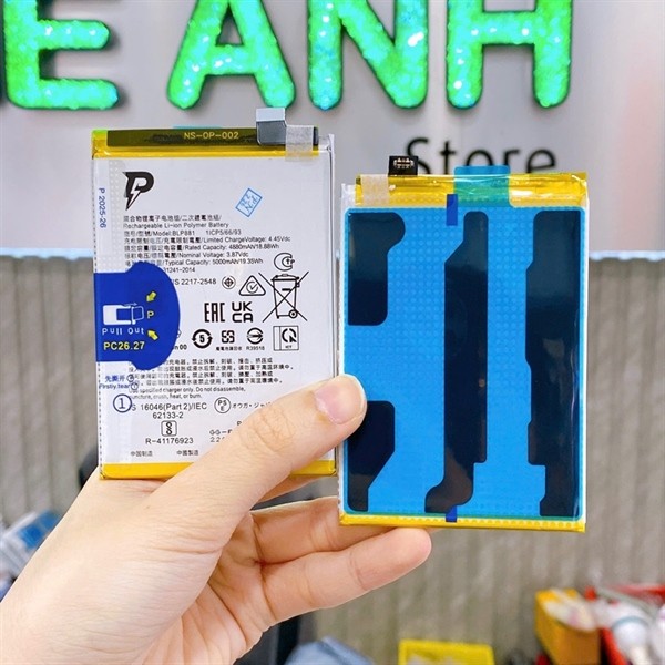 Pin Oppo K9S ( BLP881 ) Zin hàng như hình.